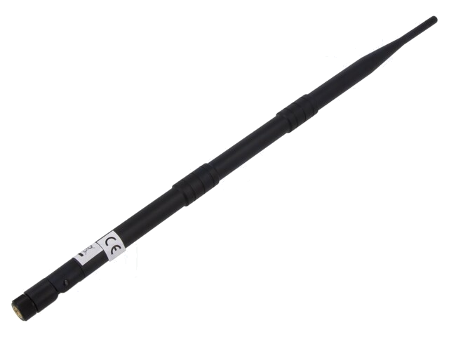 Antenne; zwart; RP-SMA; 50W; 2,4÷2,483GHz; 50Ω; 0,38m; 12dBi Antenne; zwart; RP-SMA; 50W; 2,4÷2,483GHz; 50Ω; 0,38m; 12dBi